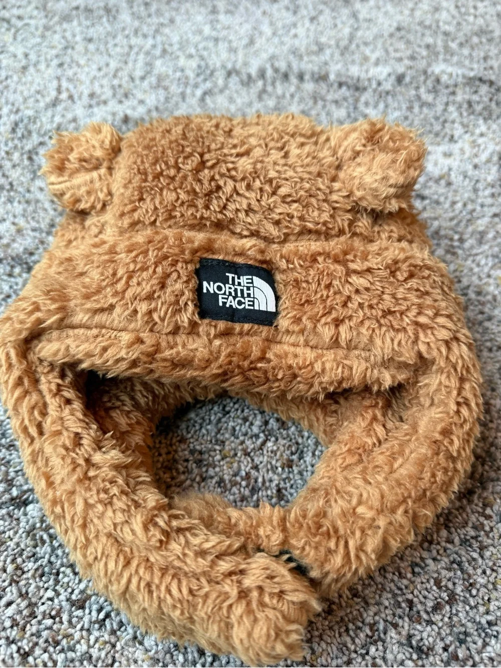 The North Face Baby Bear Suave Oso Beanie-Brown Size 6-24 Months